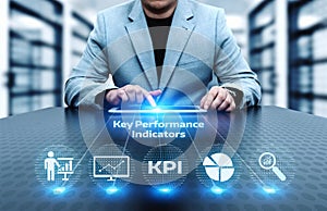 KPI Key Performance Indicator Business Internet Technology Concept