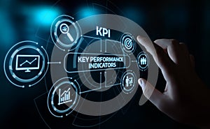 KPI Key Performance Indicator Business Internet Technology Concept photo