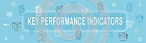 KPI - Key Performance Indicators Web Header Banner and Icon set photo