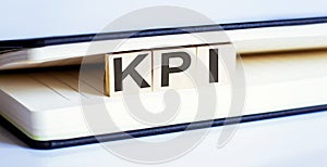 KPI Word Written In Wooden Blocks,Key Performance Indicator