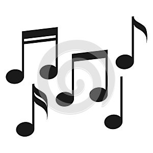Set of Music Notes