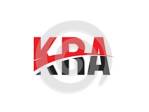KRA Letter Initial Logo Design Vector Illustration