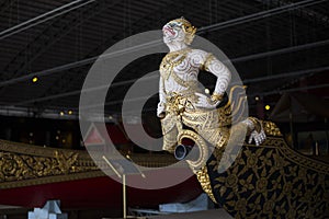 Bangkok, Thailand - August 12, 2017: Krabi Prap Muang Man Barge in National Museum, Bangkok, Thailand photo