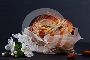 Kraffin on a gray background