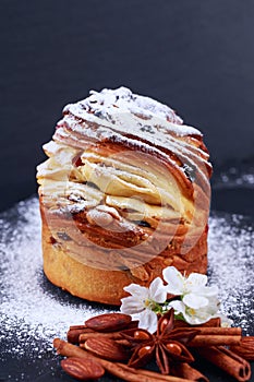 Kraffin on a gray background