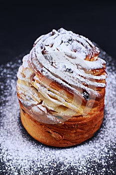 Kraffin on a gray background