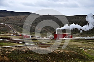 Krafla Geothermal Power Station, Iceland