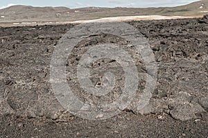 Krafla is a volcanic system with a diameter of approximately 20 kilometers situated in the region of MÃ½vatn, north of Iceland