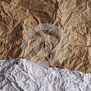 Kraft paper and graph paper texture