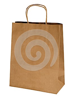 Kraft shopping paper bag