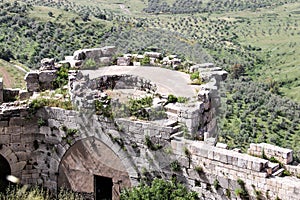 Krak des Chevaliers castle in syria after ISIS was beaten there