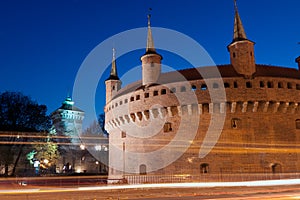 Krakow - the best preserved barbican in Europe photo