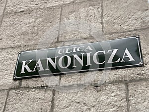 Krakow, The Kanoniczna street