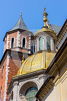 Krakow (Cracow)- Poland- Wawel Cathedral- gold dome