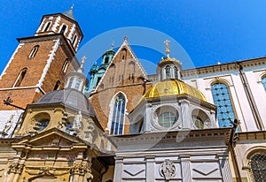 Krakow (Cracow)- Poland- Wawel Cathedral- gold dome