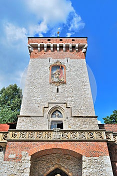 Krakow. Florianska tower photo