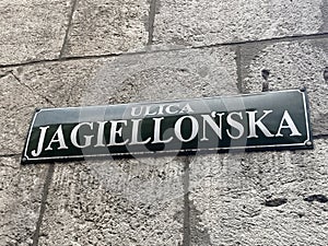 Krakow, The Jagiellonska street