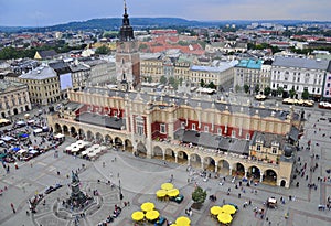 Krakow main square photo