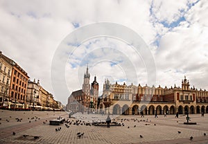 Krakow market square.