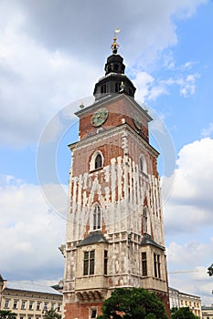 Krakow Old Town tower