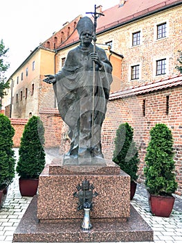 Monument dedicated to Karol Wojtyla photo
