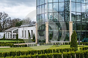 Krakow, Poland - Botanical garden and glasshouses of the university