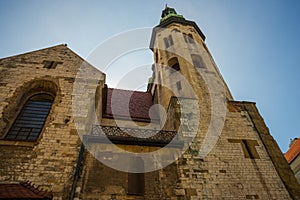 KRAKOW, POLAND: The Church of St. Andrew, romanesque style