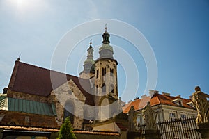 KRAKOW, POLAND: The Church of St. Andrew, romanesque style
