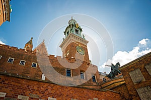 KRAKOW, POLAND: The famous old complex of Wawel Royal Castle