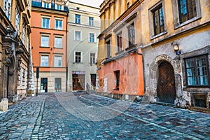 Kanonicza street in historical part of Old Town in Krakow, Poland