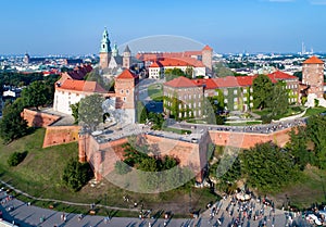 Krakow, Poland. Wawel Hill, Cathedral and Castle photo