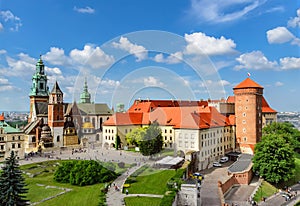 Krakow - Wawel castle at day. Poland photo
