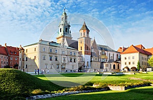 Krakow, Wawel castle in Poland