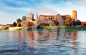 Krakow, Wawel castle in Poland