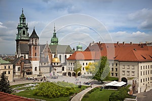 Krakow Wawel castle view