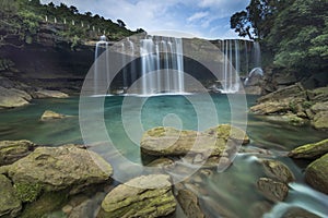 Krang Shuri waterfall, West Jaintia Hills, Meghalaya