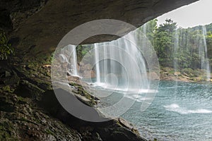 Krang Suri Waterfall from behind,Meghalaya,India