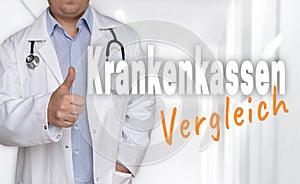 Krankenkassen Vergleich in german Health insurance comparison