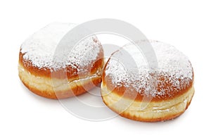 Krapfen or donuts with jam