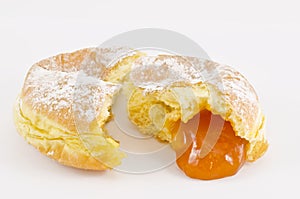 krapfen or donuts with jam