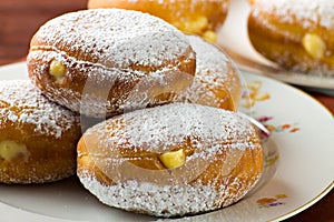 Krapfen (pastry) - Closeup