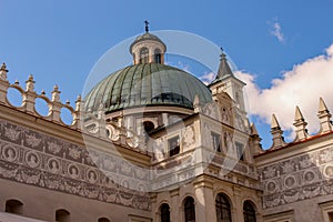 Krasiczyn, Poland. The castle was visited by many Polish kings.