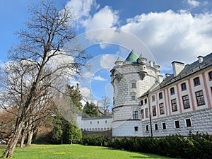 Krasiczyn Renaissance castle, palace, park Krasiczyn Poland, Podkarpacie region