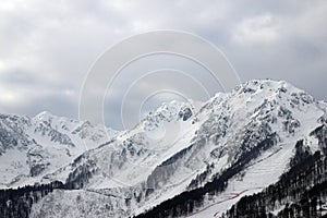 Krasnaya polyana mountains