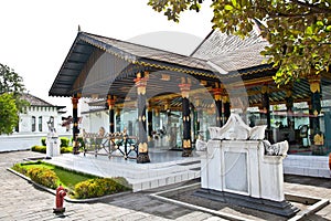 Kraton Sultan Palace a living Museum of Javanese culture. Indonesia.