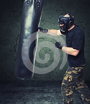 Krav maga fighter