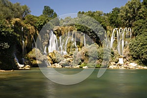 Kravica waterfall near Ljubuski Bosnia Herzegovina photo