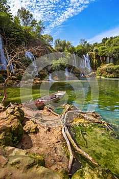 Kravice waterfall in Bosnia and Herzegovina photo