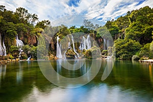 Kravice waterfall in Bosnia and Herzegovina photo