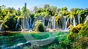 Kravice waterfall on Trebizat River in Bosnia and Herzegovina